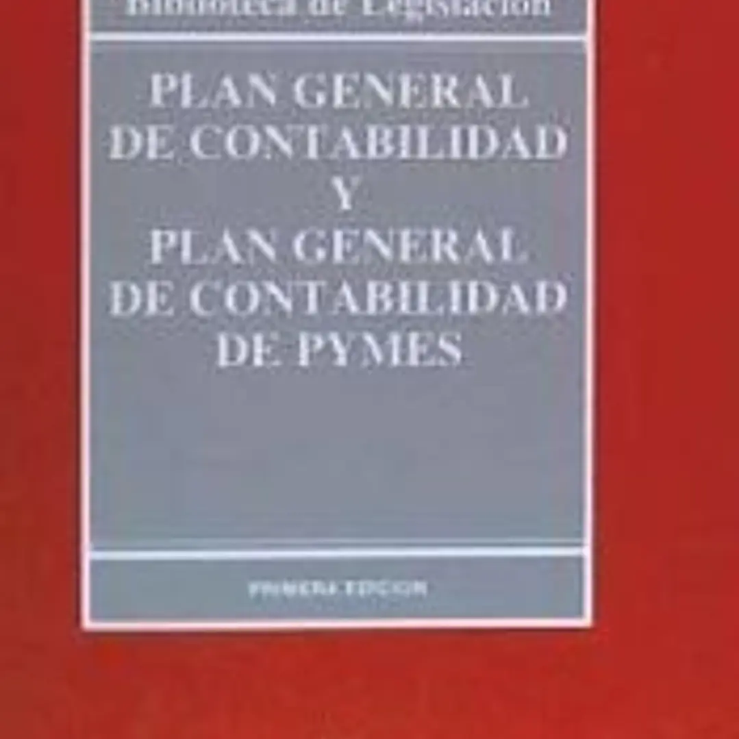 Plan General de Contabilidad y Plan General de Contabilidad de PYMES 1