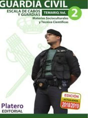 GUARDIA CIVIL. ESCALA DE CABOS Y GUARDIAS. TEMARIO. VOLUMEN II