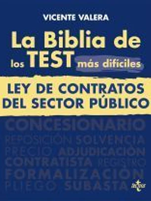 La BIBLIA de los Test más difíciles de la Ley de Contratos del Sector Público