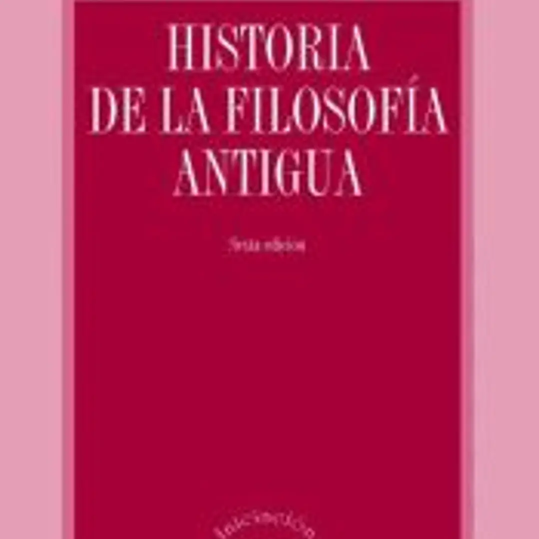 Historia de la filosofía antigua 1