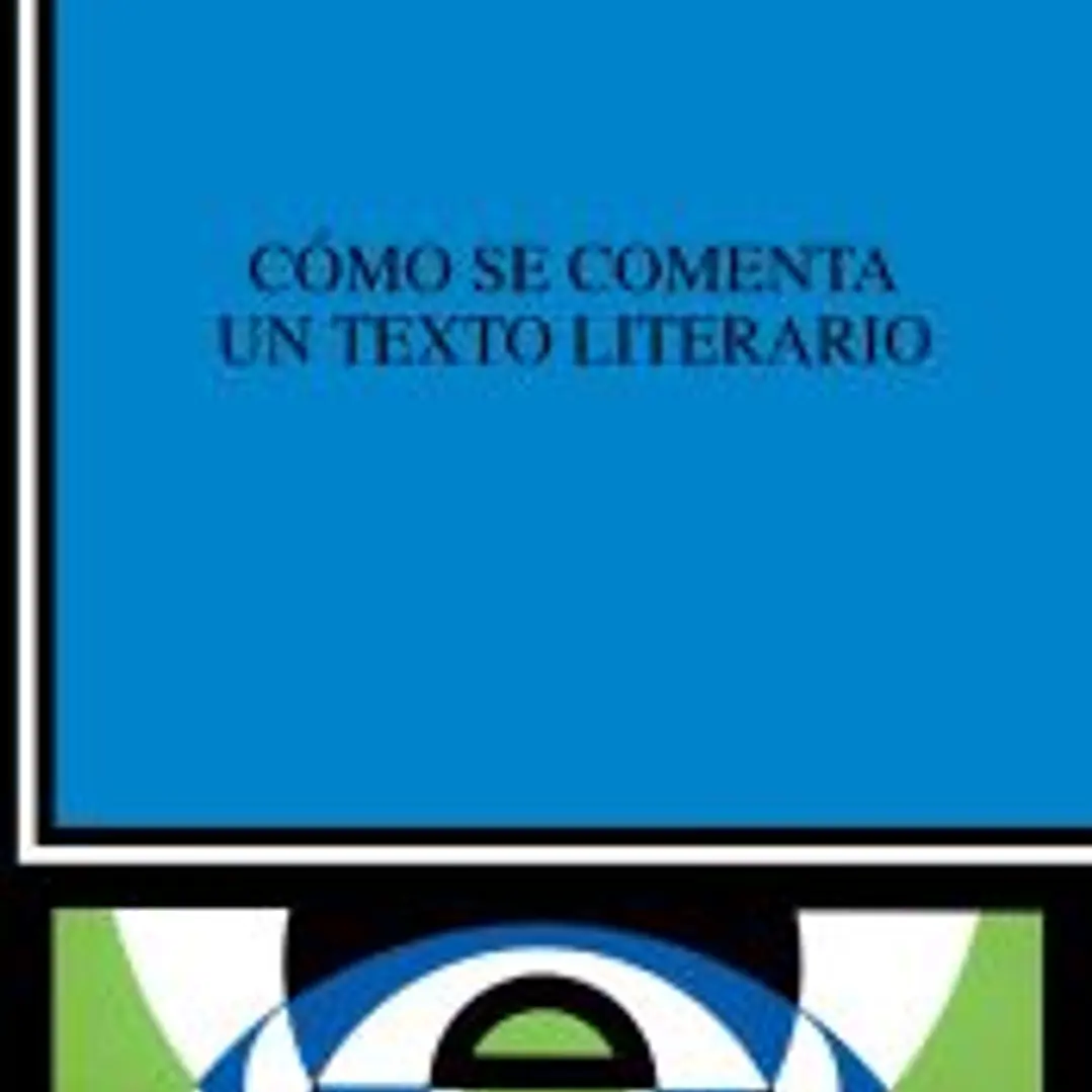 Cómo se comenta un texto literario 1