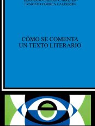 Cómo se comenta un texto literario