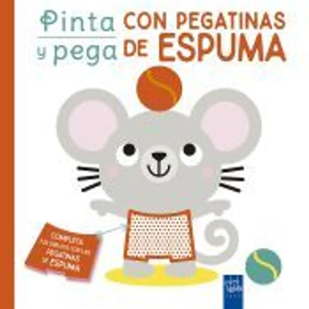 Pinta y pega con pegatinas de espuma. Rojo 1