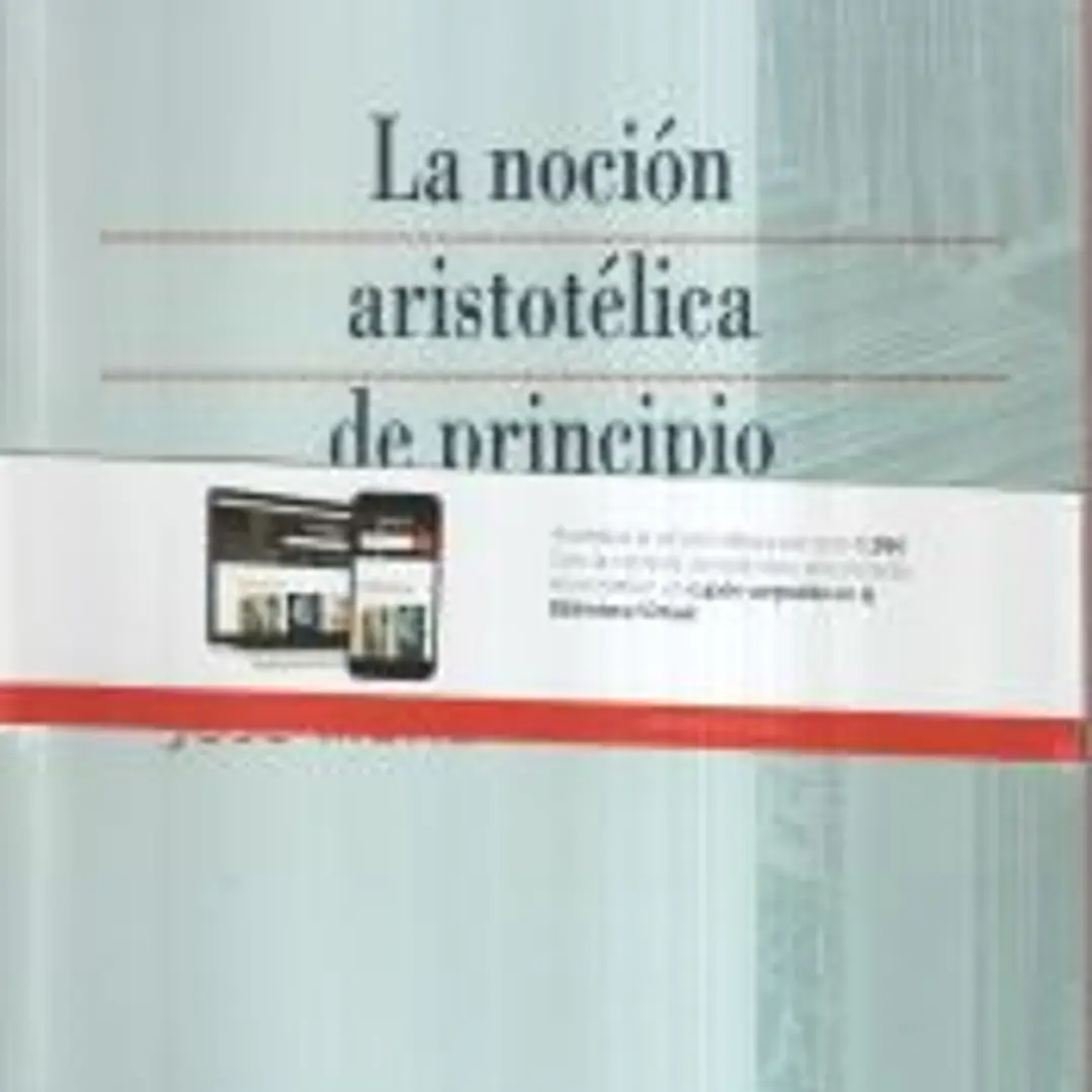 La noción aristotélica de principio 1