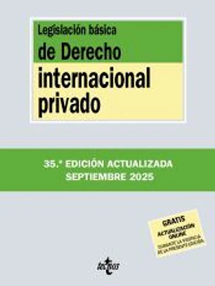 Legislación básica de Derecho Internacional privado