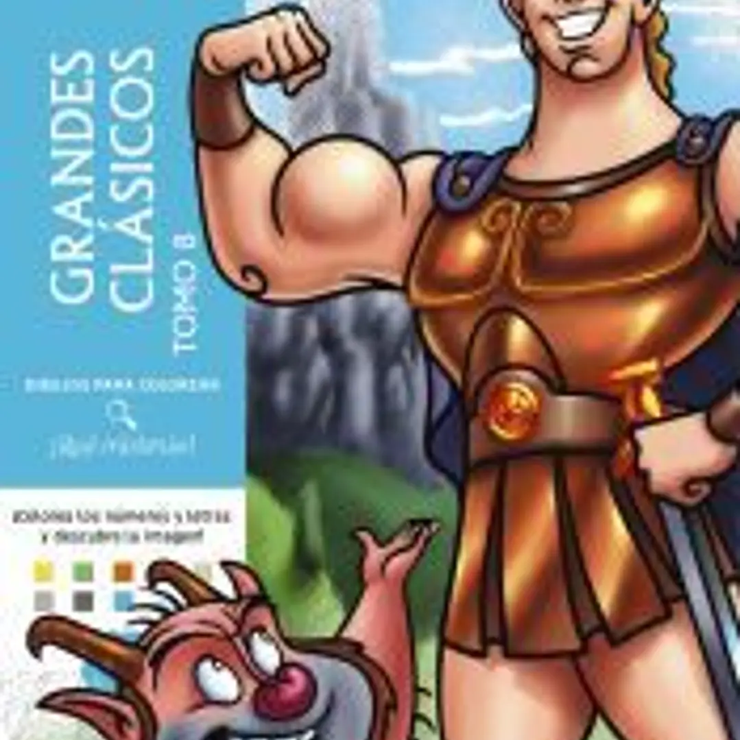 Dibujos para colorear. ¡Qué misterio! Grandes Clásicos Tomo 8 1
