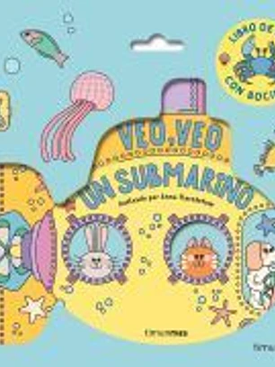 Veo, veo. ¡Un submarino! Libro de baño