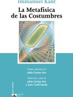 La metafísica de las costumbres