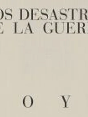 Los desastres de la guerra.