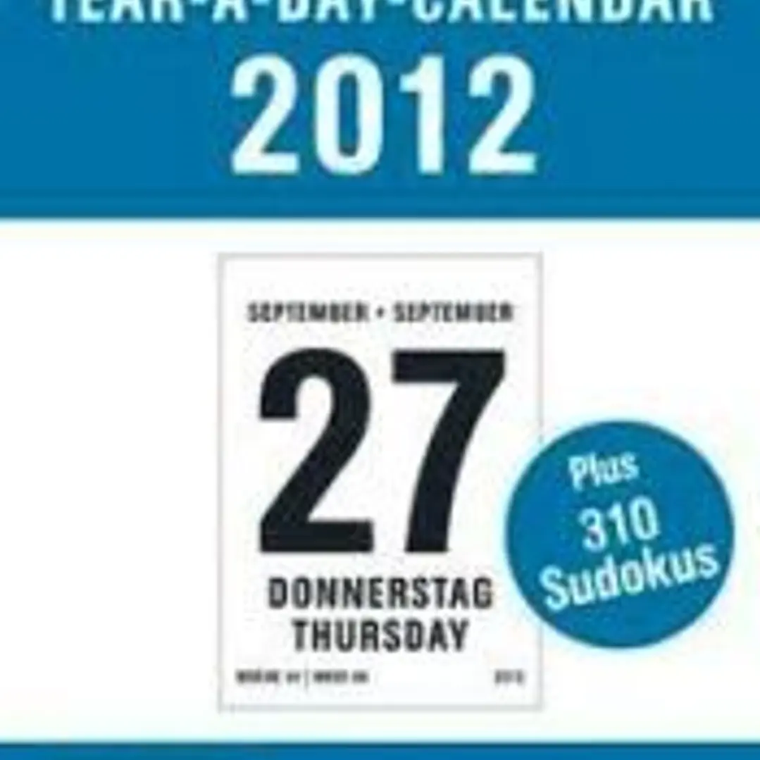 Calendario 2012. Tear A Day. 1