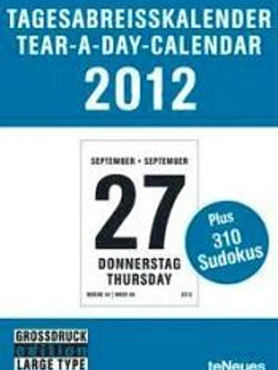 Calendario 2012. Tear A Day.