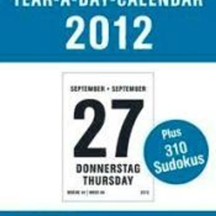 Calendario 2012. Tear A Day. 1