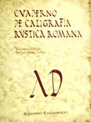 Cuaderno de caligrafía (rústica romana)