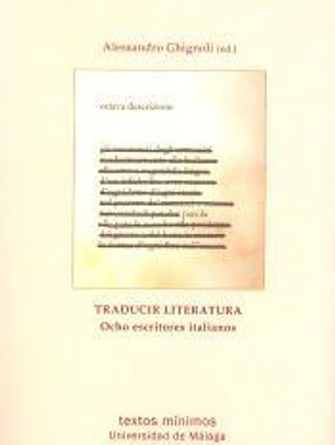 Traducir literatura : Ocho autores italianos