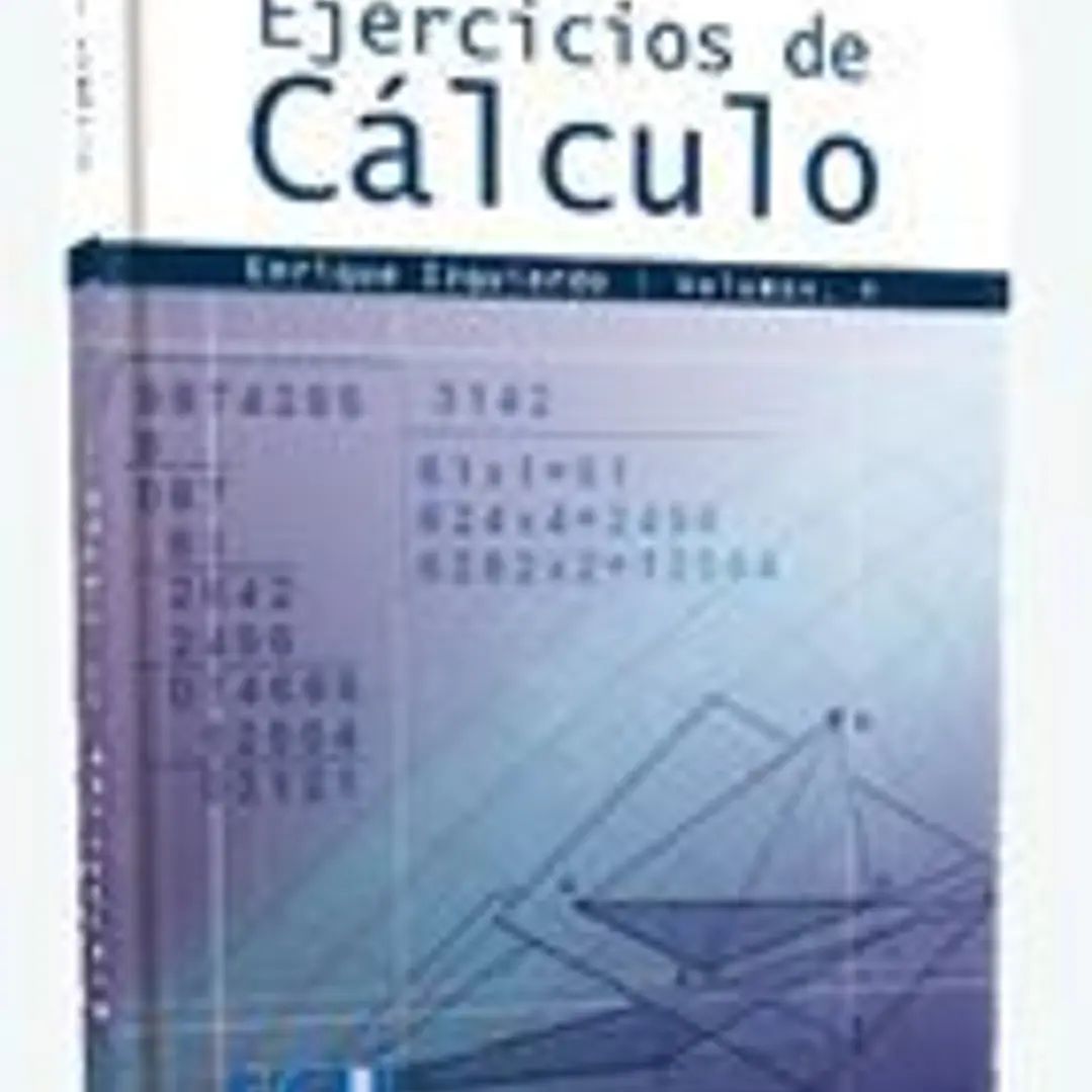 Ejercicios de Cálculo. Vol. IV 1