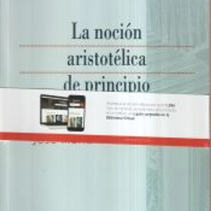 La noción aristotélica de principio 1