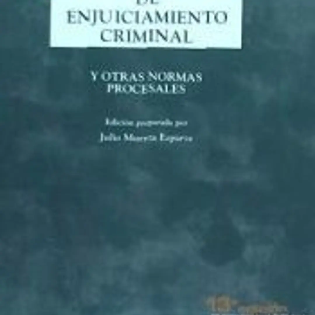 Ley de Enjuiciamiento Criminal 1