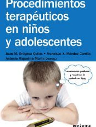 Procedimientos terapéuticos en niños y adolescentes
