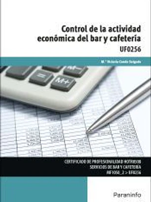 UF 0256 Control de la actividad económica del bar y cafetería