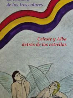 La bandera de los tres colores / Celeste y Alba detrás de las estrellas