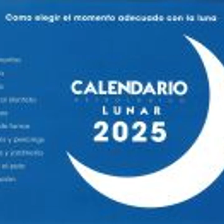 Calendario astrológico lunar 2025 1