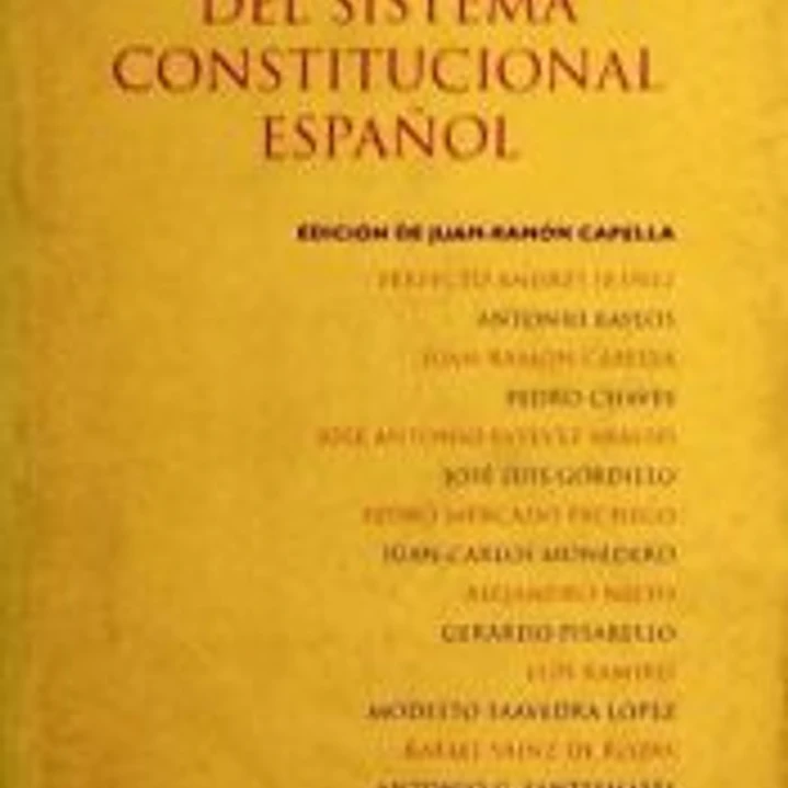 Las sombras del sistema constitucional español 1
