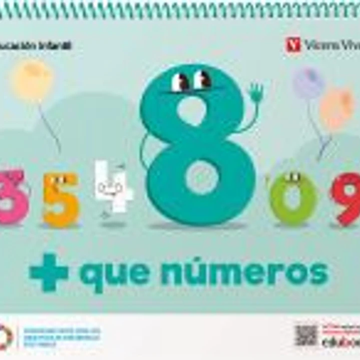 + QUE NUMEROS CUADERNO 8 1