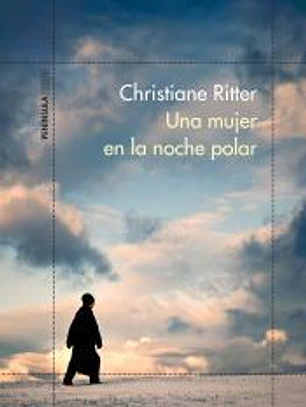 Una mujer en la noche polar