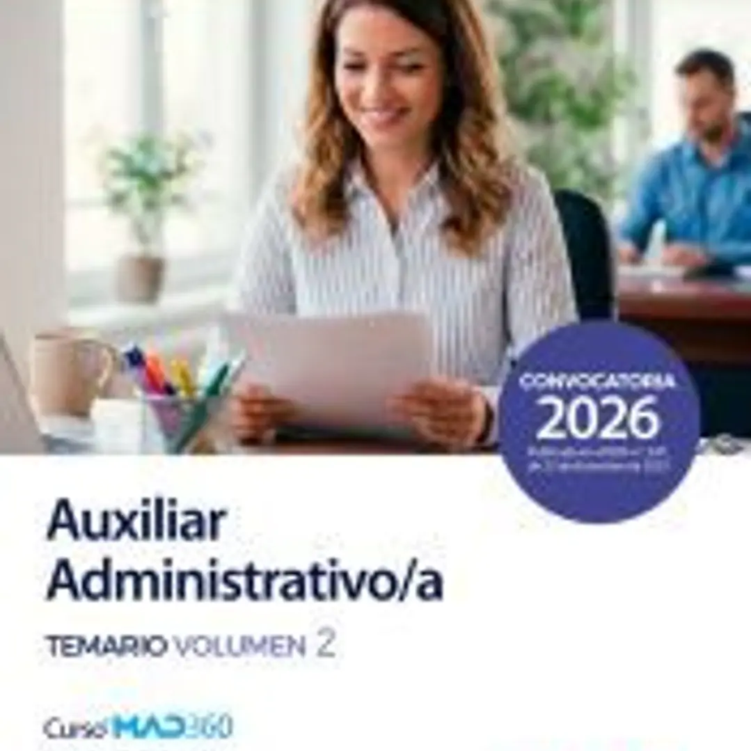 Auxiliar Administrativo/a. Temario volumen 2. Comunidad Autónoma de Aragón 1