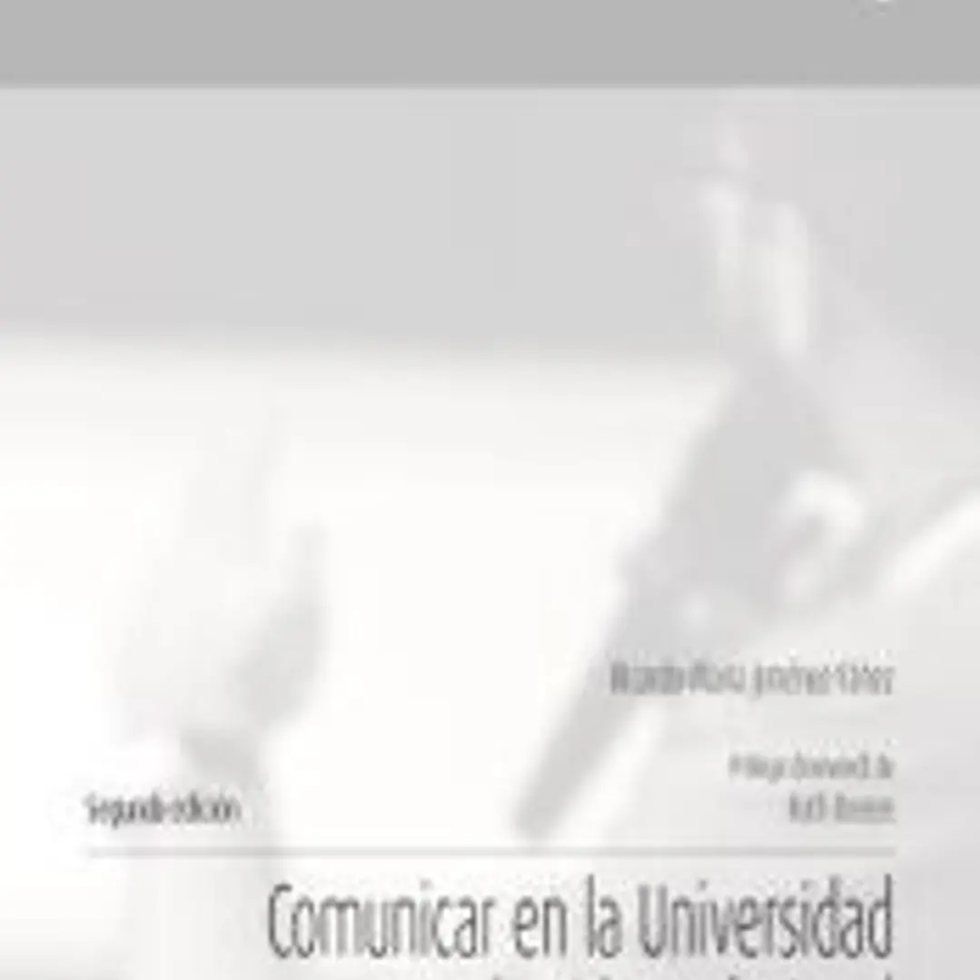 Comunicar en la Universidad y en la vida profesional 1