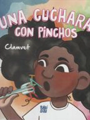 Una cuchara con pinchos