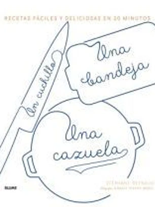 Un cuchillo, una bandeja, una cazuela