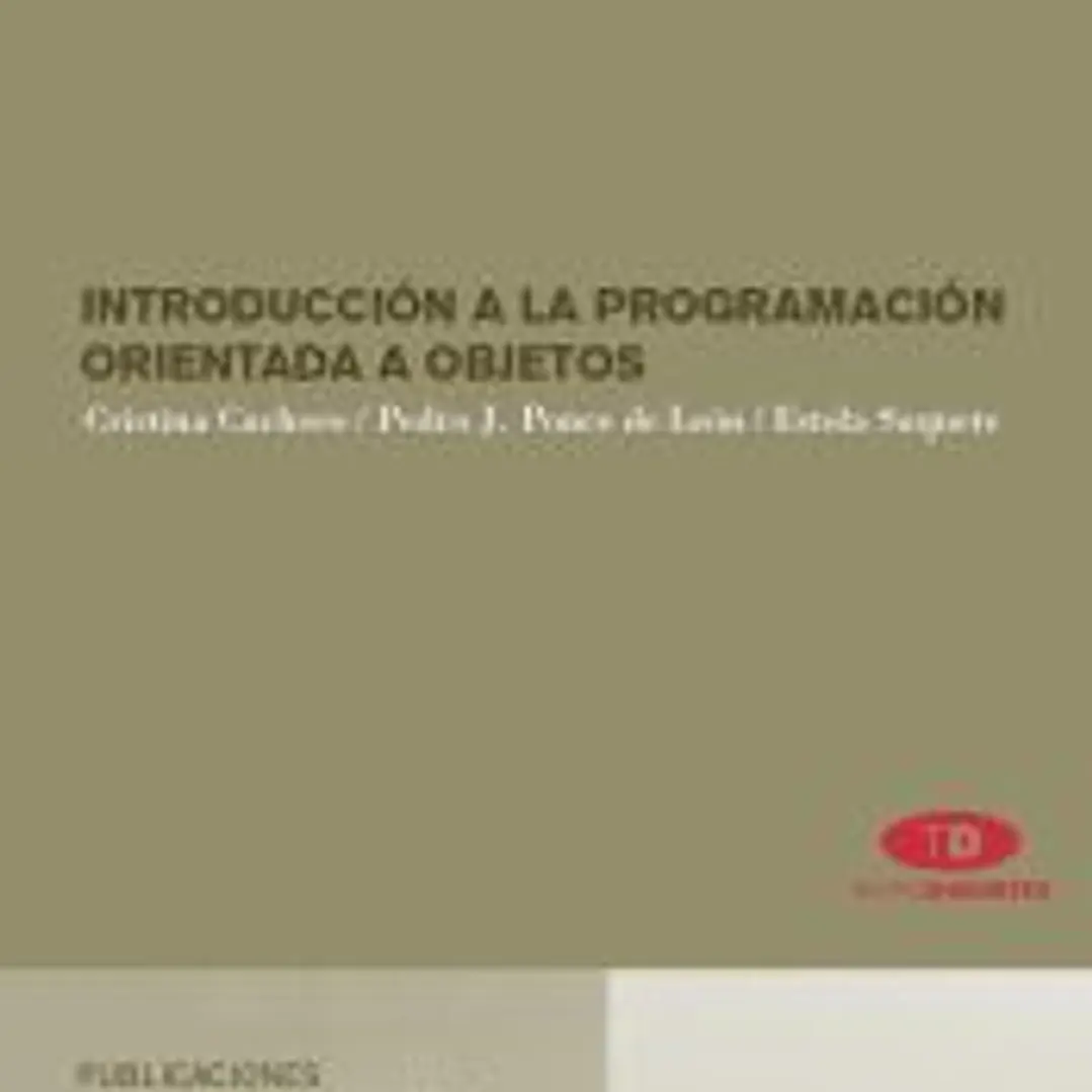 Introducción a la programación orientada a objetos 1