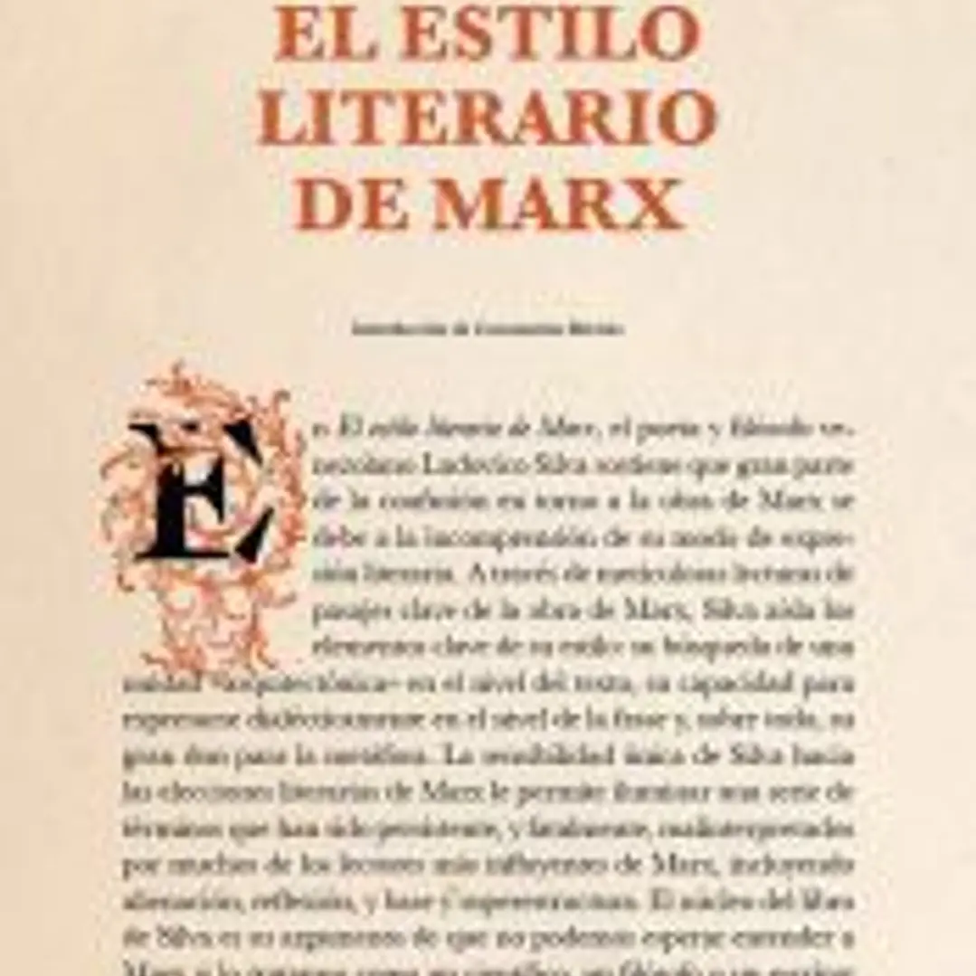 El Estilo Literario De Marx 1