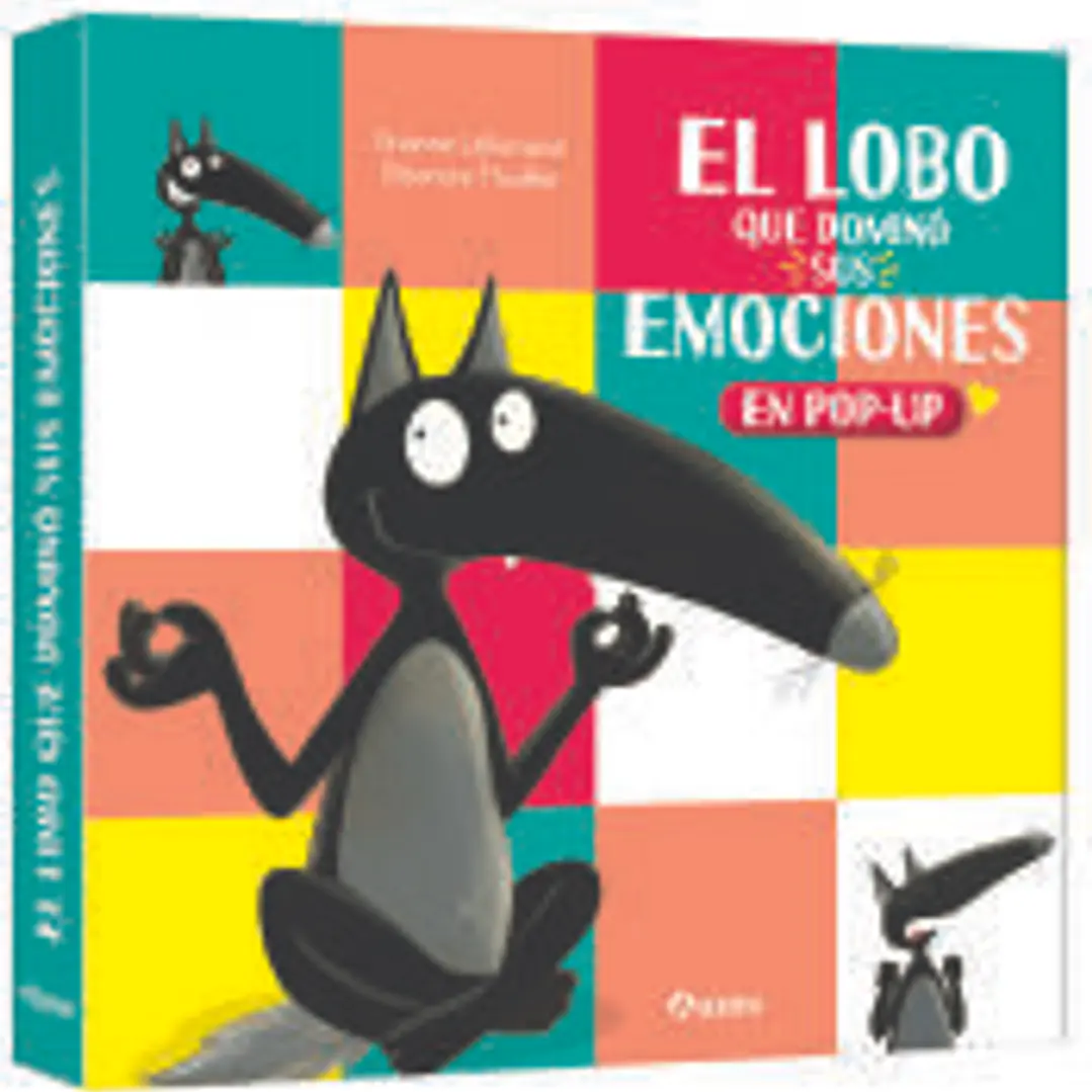 El lobo que dominó sus emociones, libro pop-up 1