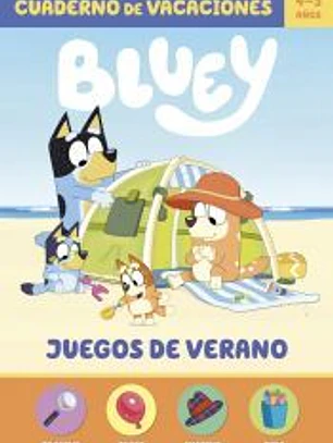 Bluey. Cuaderno de vacaciones - Juegos de verano (4-5 años)