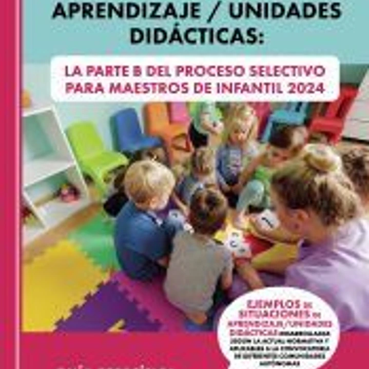 Situaciones de Aprendizaje/Unidades Didácticas: La Parte B del Proceso Selectivo para Maestros de Infantil 2024 1