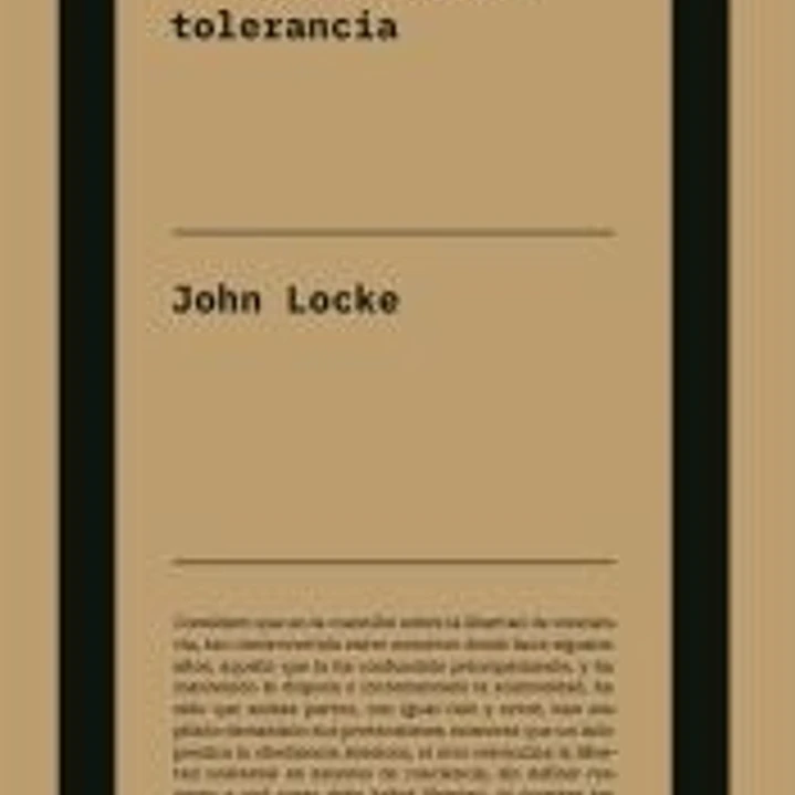 Ensayo sobre la tolerancia 1