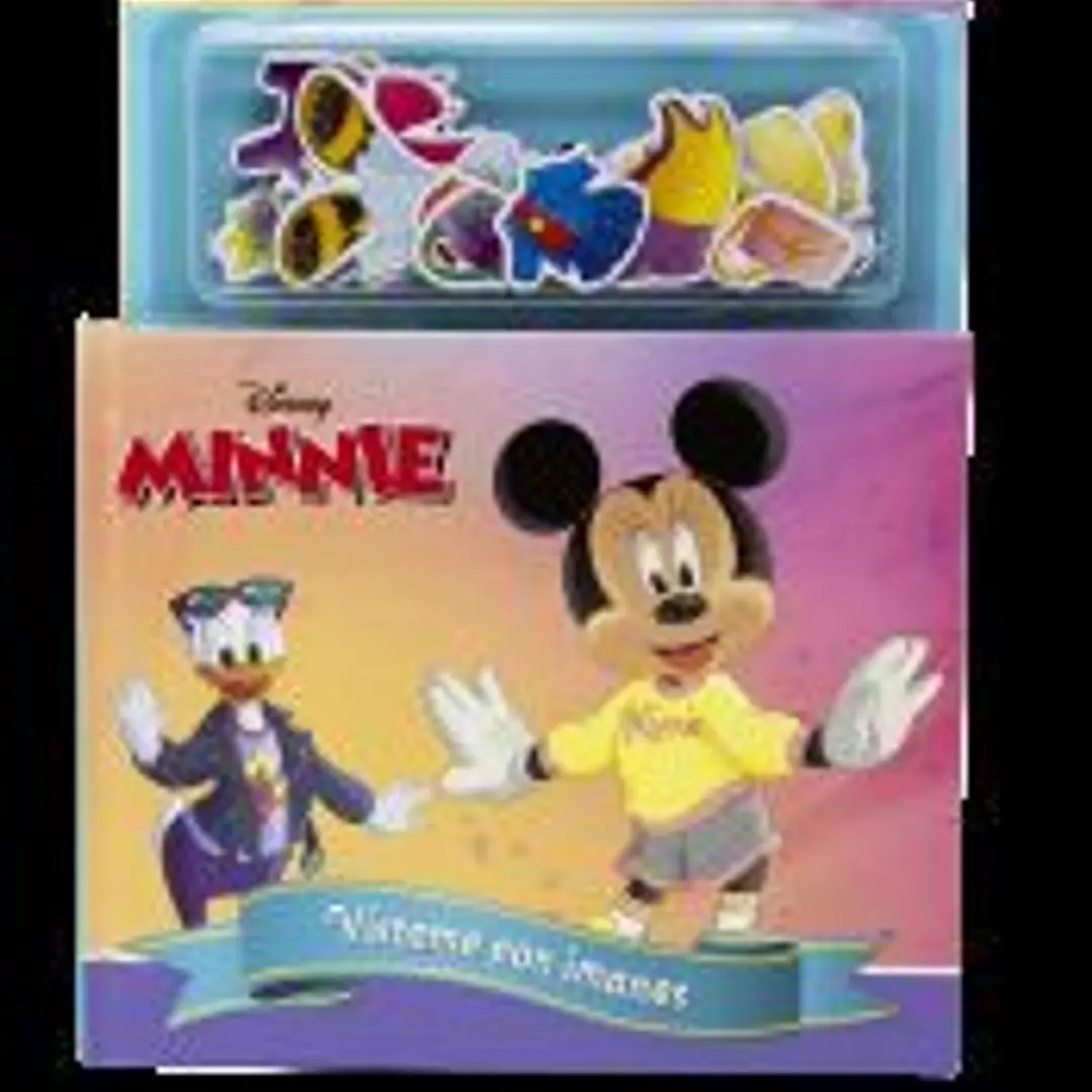 Minnie: Vísteme con imanes. Libro magnético 1