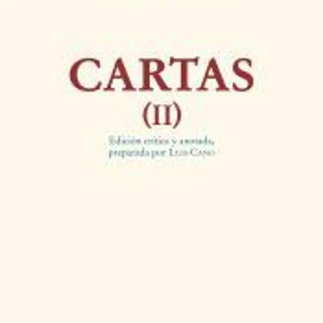 Cartas II (Edición crítico-histórica) 1