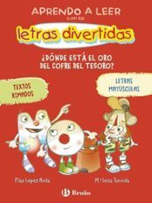 Aprendo a leer con las letras divertidas, 1. ¿Dónde está el oro del cofre del tesoro?