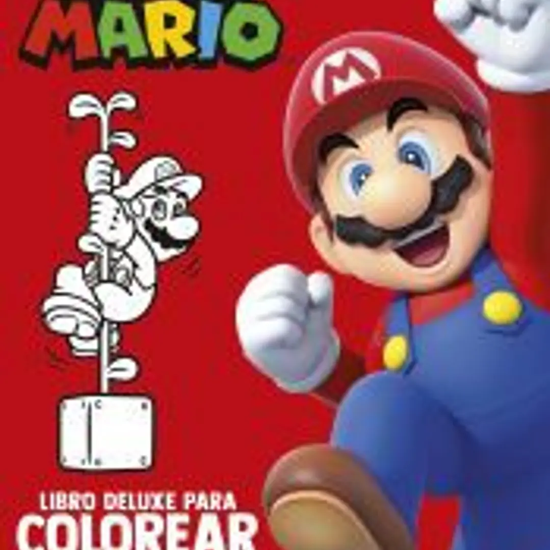 Super Mario: libro deluxe para colorear 1