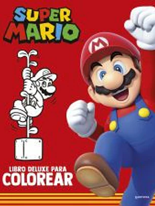 Super Mario: libro deluxe para colorear