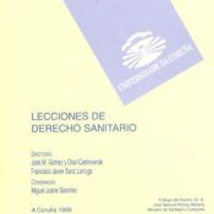 Lecciones de Derecho sanitario 1