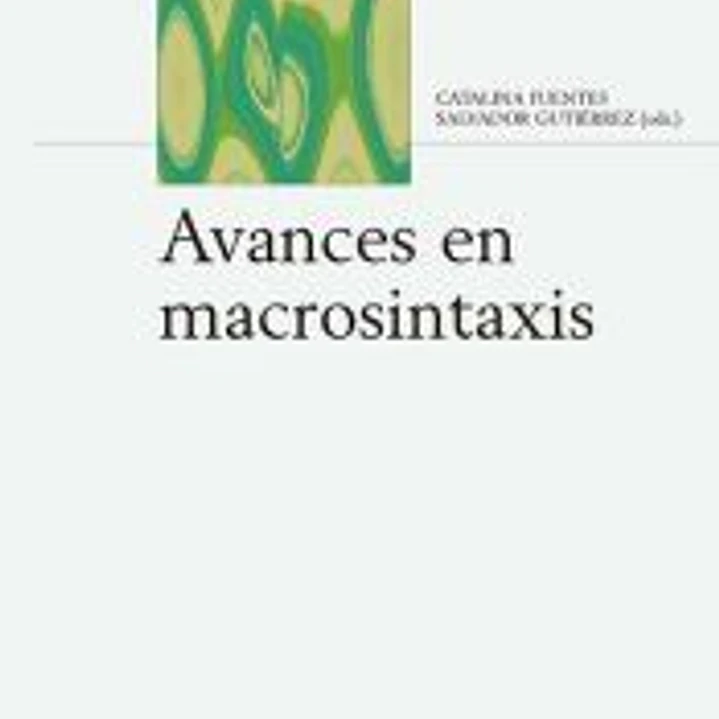 Avances en macrosintaxis 1