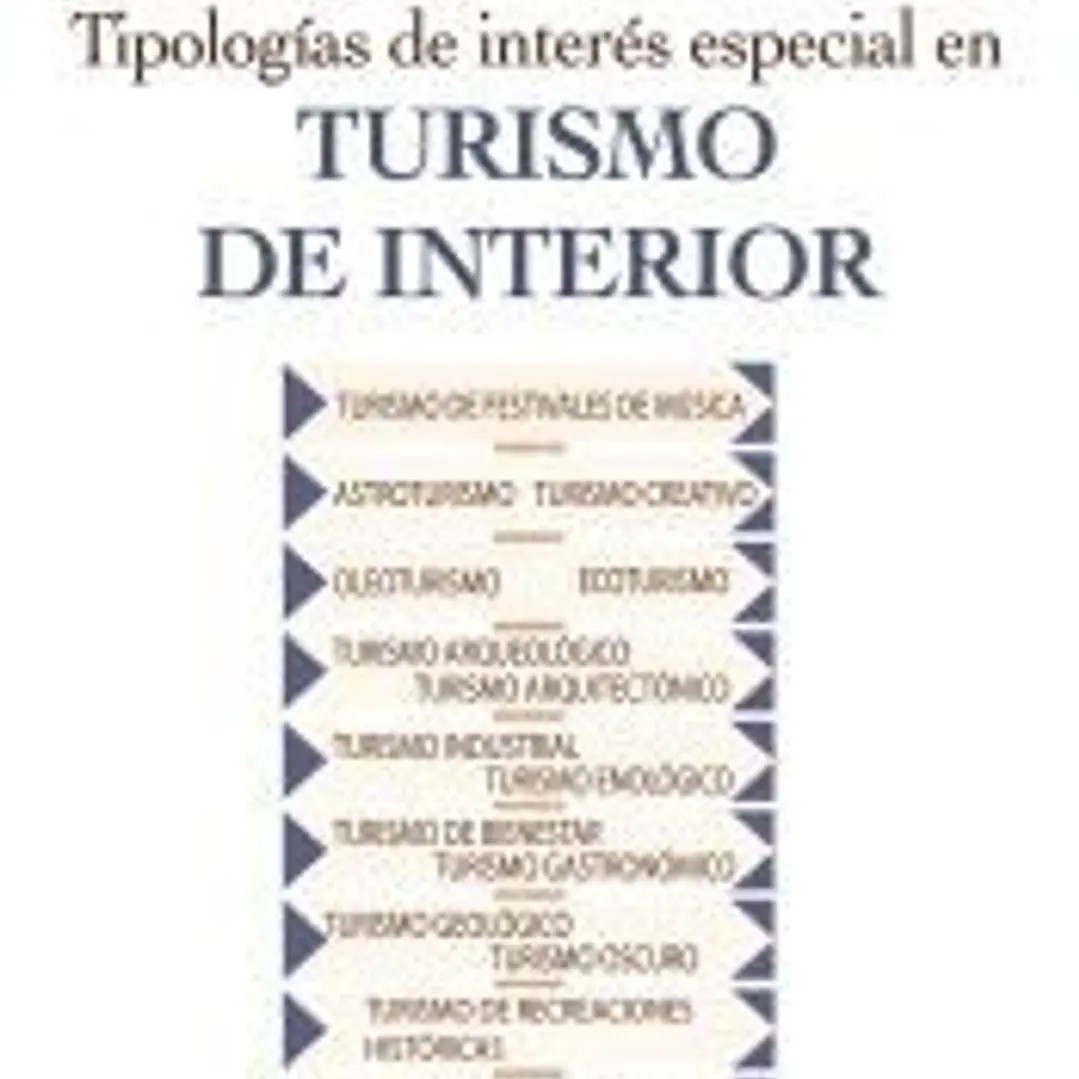 Tipologías de interés especial en turismo de interior 1