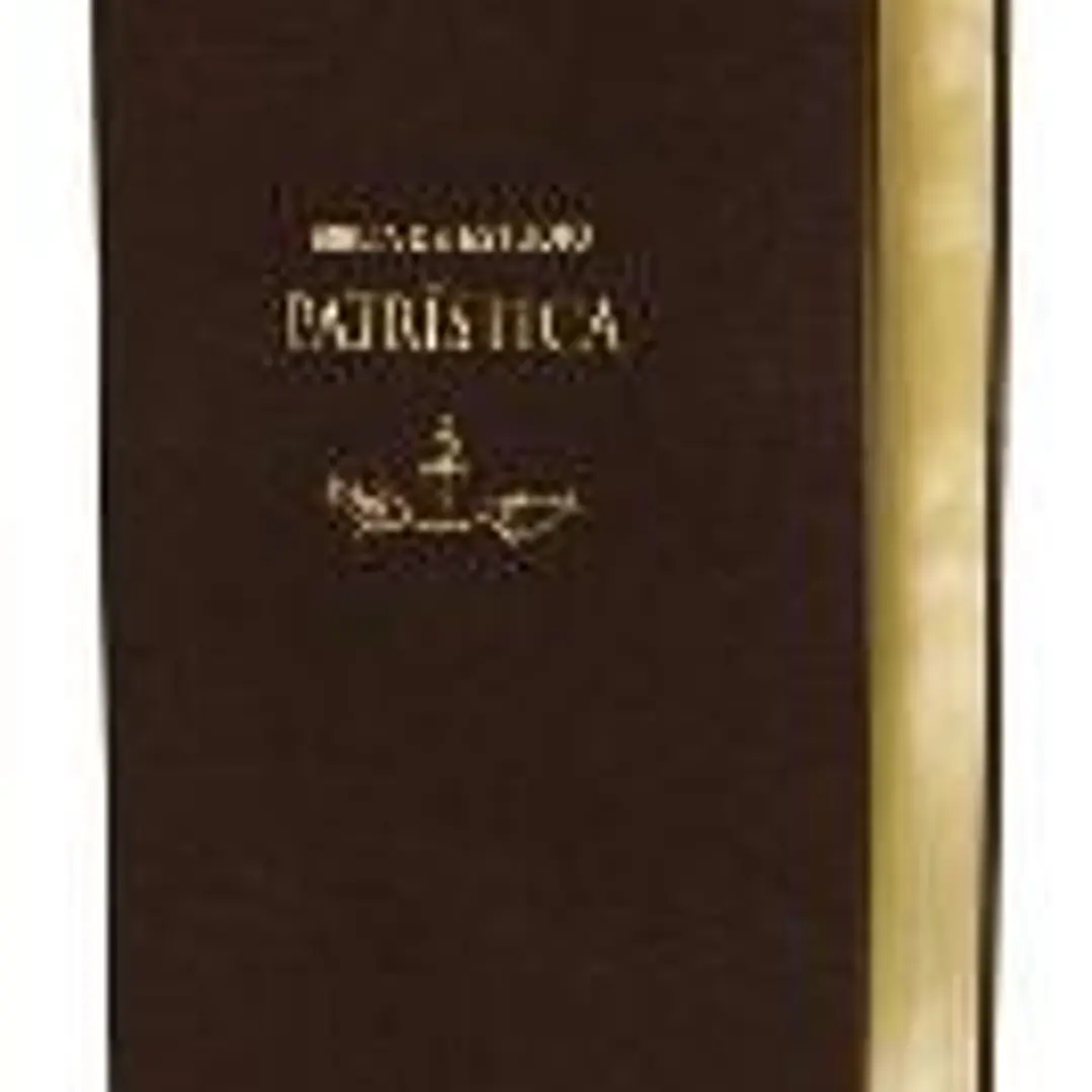 Biblia De Estudio Patristica Leathersoft Marron 1