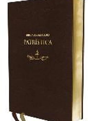 Biblia De Estudio Patristica Leathersoft Marron