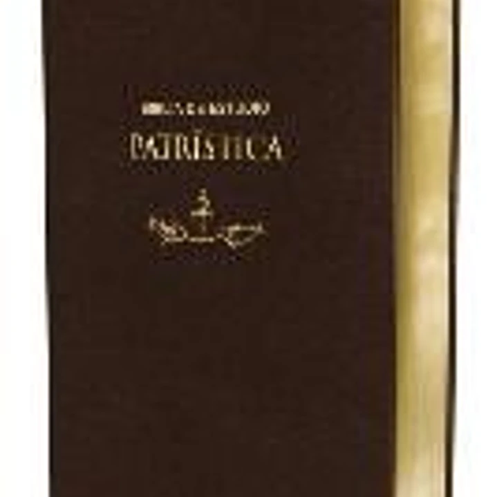 Biblia De Estudio Patristica Leathersoft Marron 1