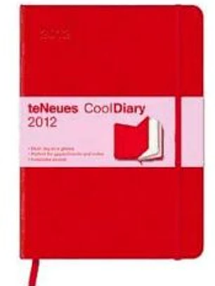Agenda 2012. CoolDiary Red/Red. Mediano. (Por Días).